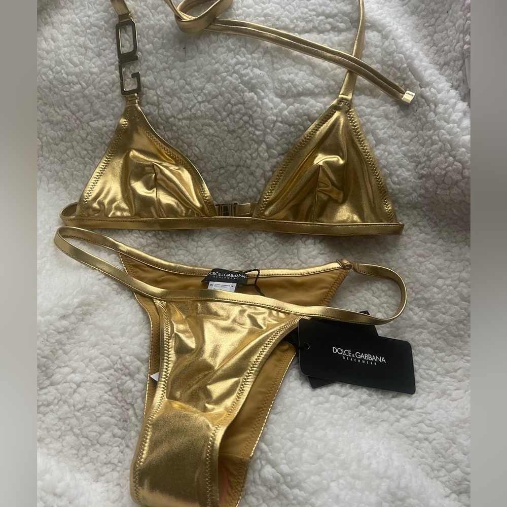 D&G Gold Bikini Set